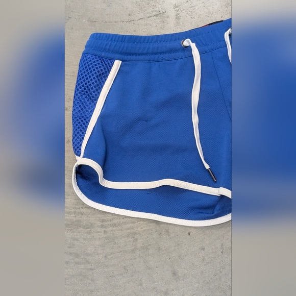 Nasty Pig Blue Athletic Shorts with White Trim, Medium - Picture 4 of 8